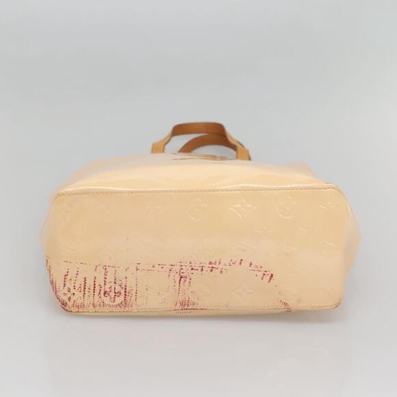 LOUIS VUITTON Vernis Reade MM Hand Bag Marshmallow Pink M91304 - Picture 9 of 12